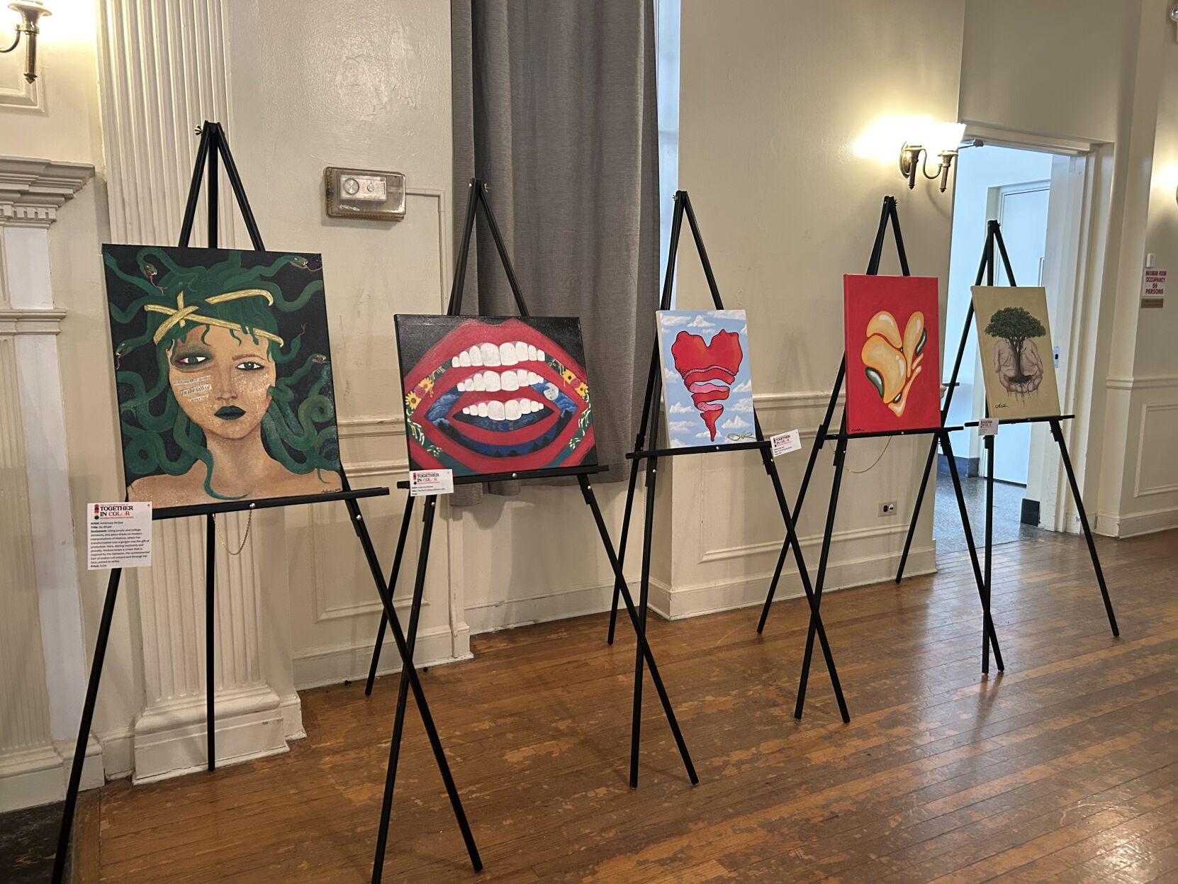 four paintings at ywca